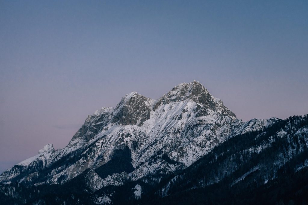 austria, mountain, snow, nature, winter, alps, summit